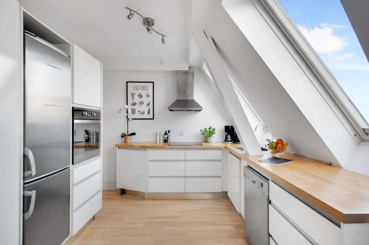 Sanders Leaves - Cute One-Bedroom Apartment With A Large Rooftop Terrace Copenhaga Exterior foto